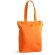 Bolsa algodón poliéster reciclado asas largas 220 g/m2 Hi!dea Naranja