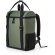 Mochila térmica Roma L de poliéster reciclado 600D ripstop 16L Verde oscuro