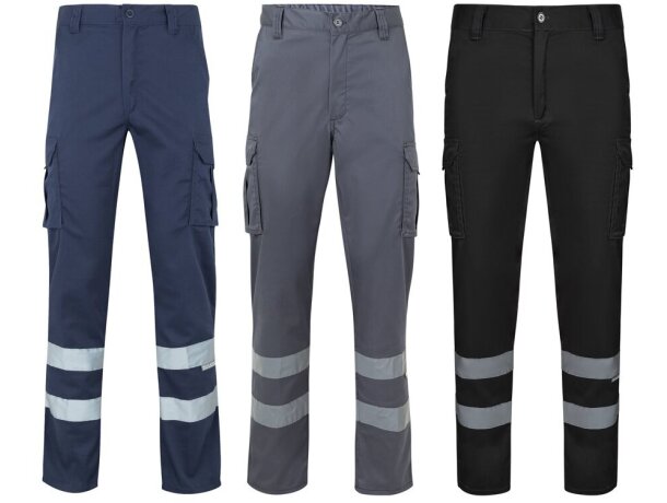 Pantalón multibolsillos vl dionysus bicolor reflectante detalle 1