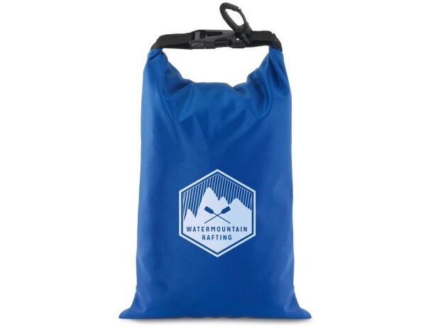 Bolsa Purus de poliester impermeable pequeña Azul royal detalle 1