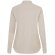 Camisa oxford Prithvi mujer elástica manga larga Natural claro detalle 2