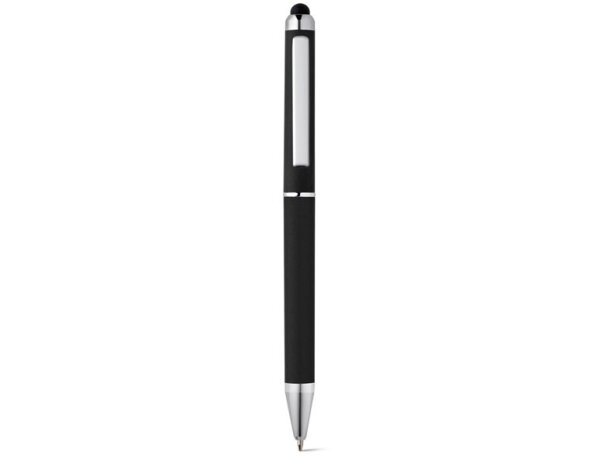 Bolígrafo Esla tinta negra con puntero en goma negro