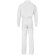Mono de sarga yama con cremallera doble cursor y bolsillos Blanco detalle 32