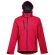 Chaqueta softshell zagreb con capucha removible para hombre Rojo detalle 29