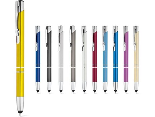 Boligrafo de aluminio elegante personalizado