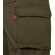 Pantalón de sarga multibolsillos Hermes con cintura elástica Verde militar detalle 17