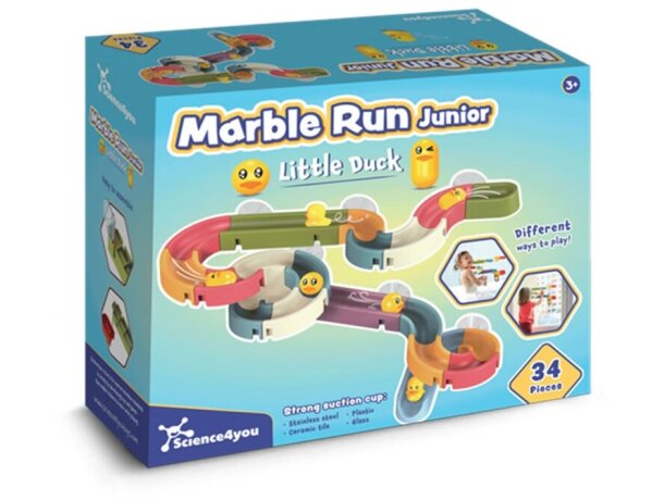 Juego educativo marbles circuits con pistas para carrera de patos detalle 1