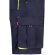 Bermudas Hemera bicolor multibolsillos con cinturilla elástica Azul marino/Amarillo detalle 29
