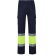 Pantalón multibolsillos bicolor poseidon con reflectantes Azul marino/Amarillo