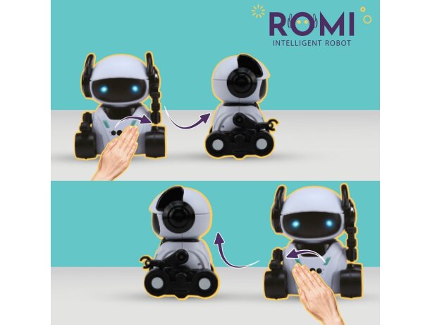 Romi Intelligent Robot educativo con reconocimiento de gestos Multicolor detalle 8