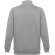 Sudadera Budapest unisex con cremallera y cinturilla canalé Gris claro matizado detalle 6