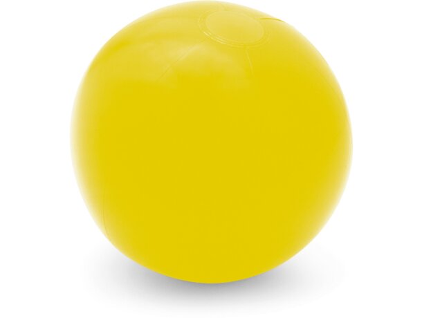 Balón hinchable de pvc opaco grabado amarillo Balón hinchable de pvc opaco grabado amarillo