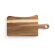 Tabla para quesos Cassia de madera de acacia con cubiertos Natural oscuro detalle 5