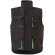 Chaleco acolchado bicolor multibolsillos unisex VL Nergal Negro/Verde
