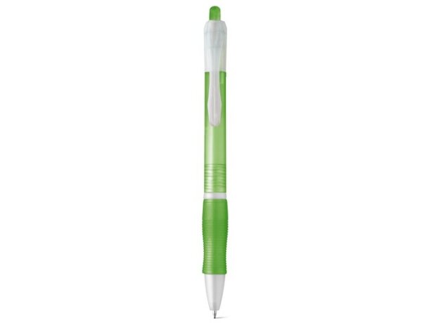 Bolígrafo de plástico ergonómico verde claro