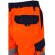 Bermudas polar bicolor de alta visibilidad Hades Naranja detalle 7