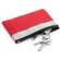 Llavero monedero combinado rojo personalizado