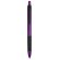Bolígrafo metalizado con grip en varios colores morado