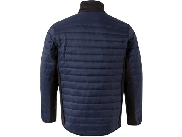 Chaqueta acolchada raijin con tejido elástico en contraste Azul detalle 8