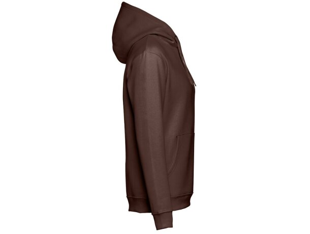 Sudadera unisex con capucha phoenix en algodón y poliéster Castaño oscuro detalle 63