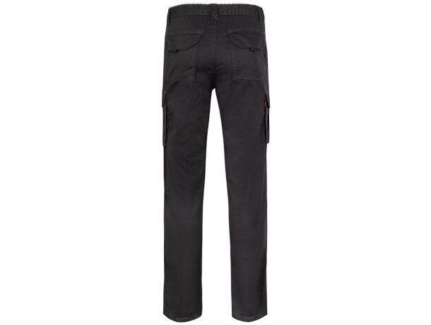 Pantalón lugh multibolsillos elástico con bolsillos de fuelle Negro detalle 48