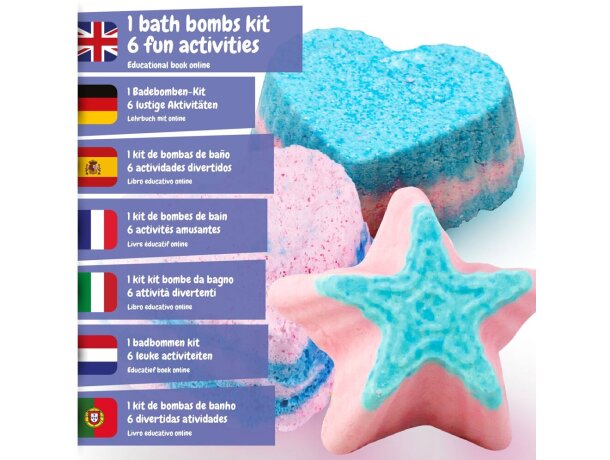 Kit bath bombs i science4you crea esferas de baño efervescentes Multicolor detalle 9