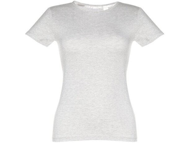 Camisetas manga corta corte entallado de algodón 150 g/m2 Thc Sofia Blanco matizado detalle 2