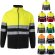 Chaqueta polar bicolor Eros con bandas reflectantes EN20471 detalle 1