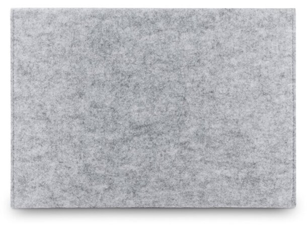 Funda Felpy Sleeve para portátil de fieltro reciclado 100% rPET Gris claro detalle 6