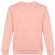 Sudadera Delta unisex de algodón y poliéster con interior cardado Salmón