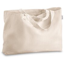 Bolsa Parma algodón reciclado horizontal natural