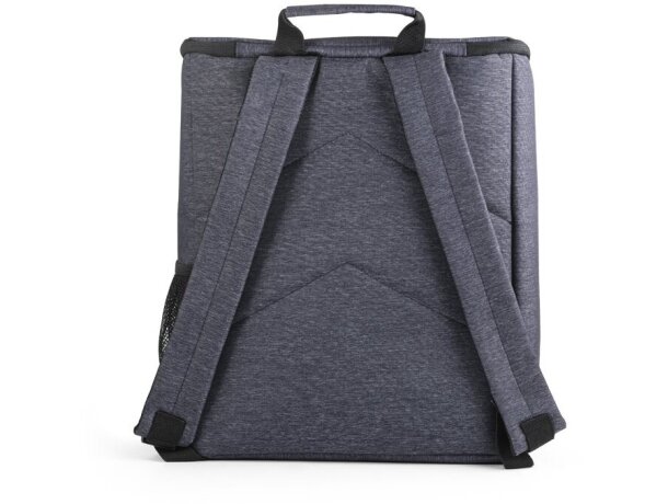 Mochila térmica bicolor nylon Hi!dea Boston Cooler Azul detalle 4