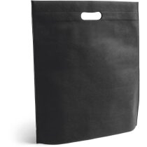 Bolsa de feria plana negra Bolsa de feria plana negra