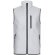 Chaleco soft shell Varuna con forro polar y cremallera invertida Blanco