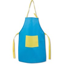 Delantal non-woven infantil bolsillo Lavender