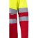 Polo bicolor alta visibilidad VL Vulcan manga larga Rojo/Amarillo detalle 42