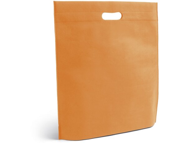 Bolsa de feria plana personalizada naranja Bolsa de feria plana personalizada naranja