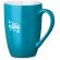 Taza de cerámica 370 ml azul claro
