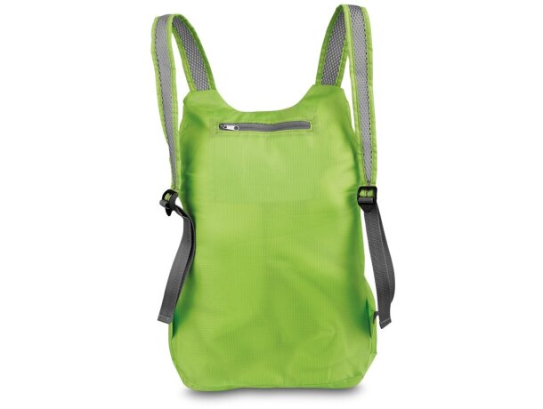 Mochila plegable verde claro