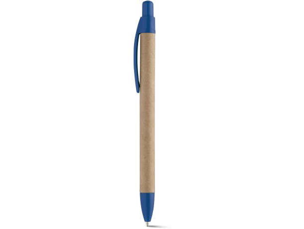 Bolígrafo papel craft con punta de plástico barato azul