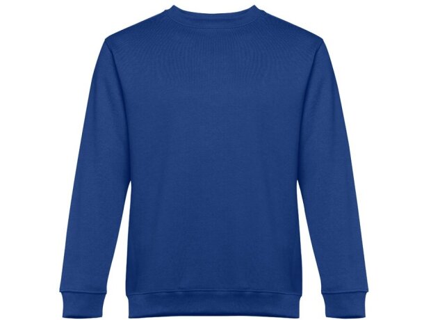 Sudadera Delta unisex de algodón y poliéster con interior cardado Azul royal detalle 33