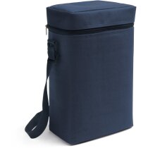 Bolsa nevera alta para botellas azul