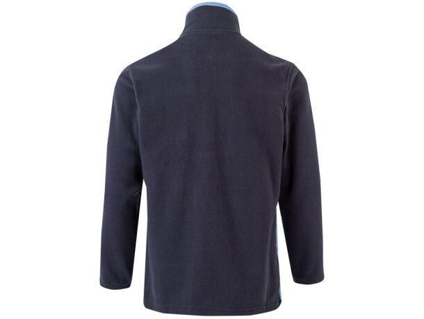 Chaqueta polar bicolor Geras con cinco bolsillos y cremallera Azul marino/Azul claro detalle 6