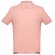 Polo Adam de algodón piqué cardado con cuello canalé Salmón detalle 14