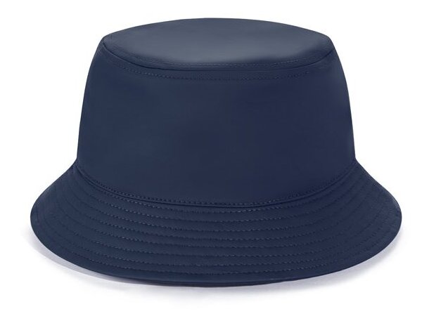 Sombrero panamá Mason en poliéster reciclado rPET, ligero Azul marino detalle 3