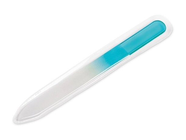 Raspera. lima para uñas azul claro