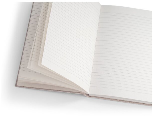 Libretas ecológicas con tapa dura hechas de residuos de hojas de té Natural detalle 10