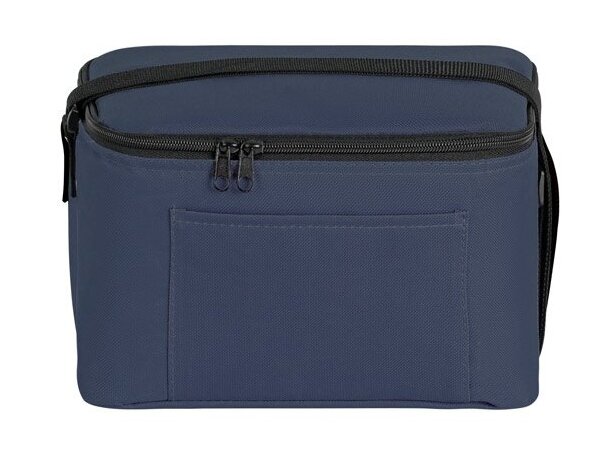 Bolsa térmica Cancun poliéster reciclado 600D con interior PEVA Azul detalle 13