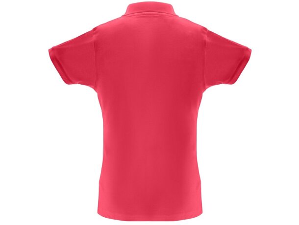 Polo Berlin Women piqué algodón corte cinturón para mujer Rojo detalle 16
