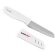 Cuchillo Mikus de acero inoxidable y PP blanco